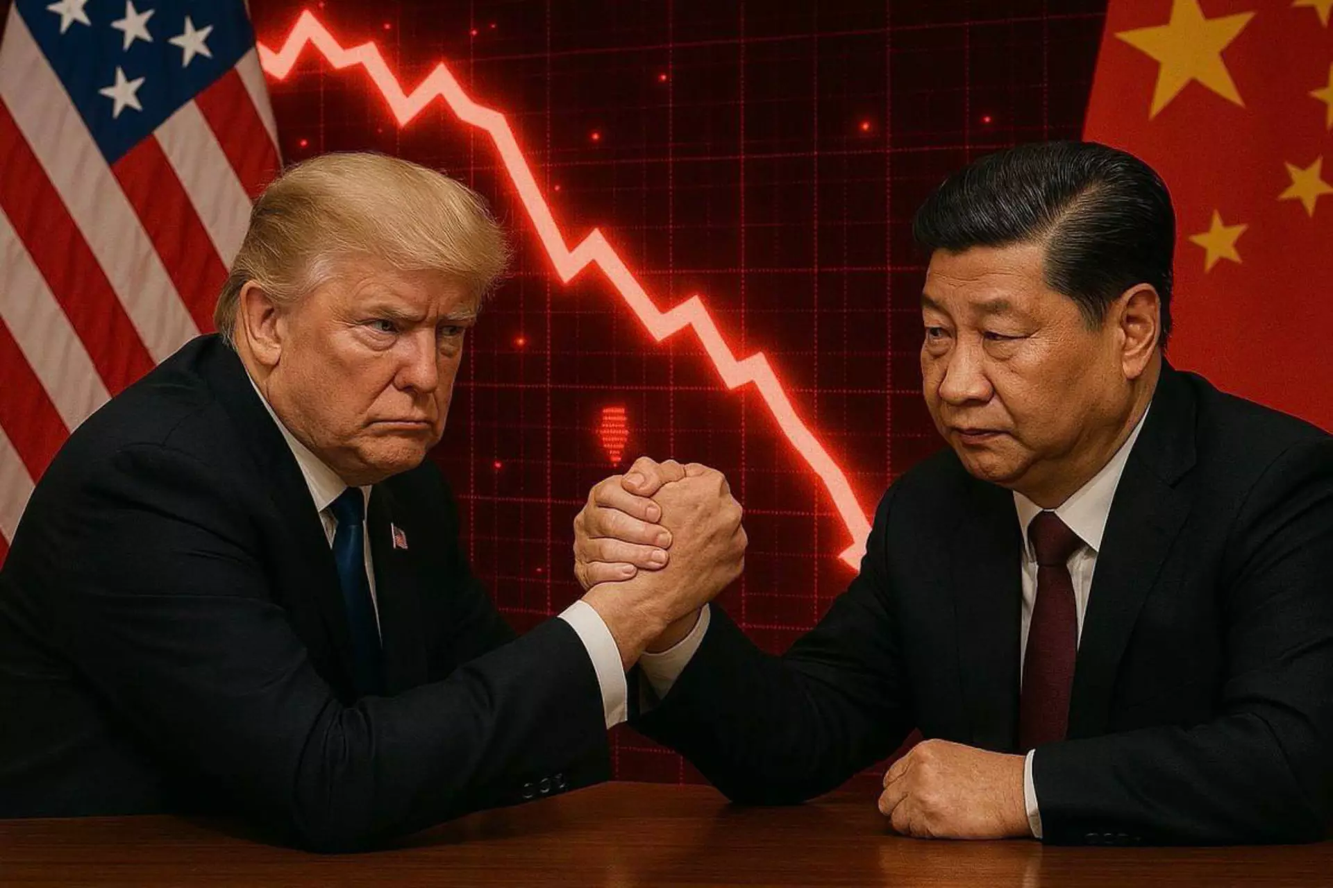 Посольство КНР ответило на тарифы Трампа карикатурой с игральными картами