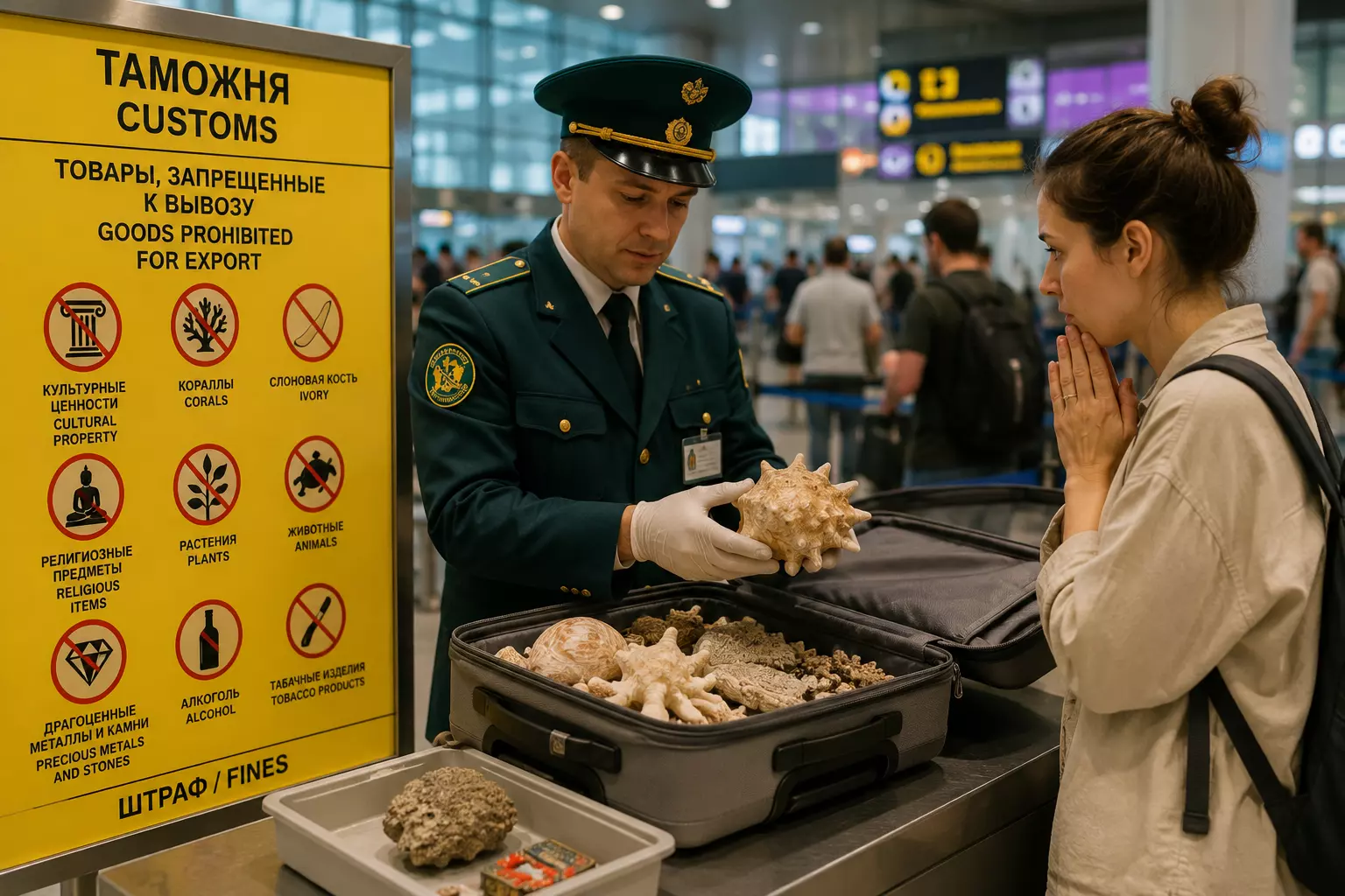 Туристам грозит крупный штраф за песок, кораллы и сувениры с зарубежных пляжей