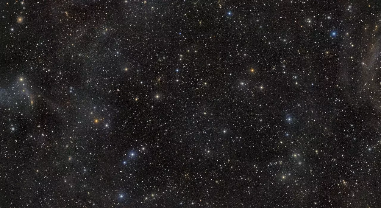 Поле COSMOS, полученное обсерваторией Веры Рубин